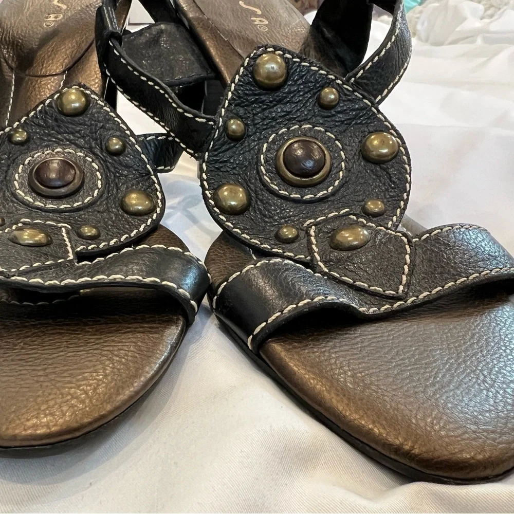 UNISA HEELED SANDALS leather size 10